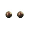 naušnice ze SWAROVSKI ELEMENTS perla 8mm maroon Ag 925/1000 krabička
